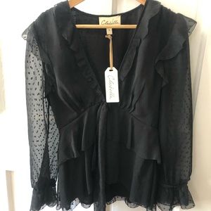 Cleobella Ruffle shirt